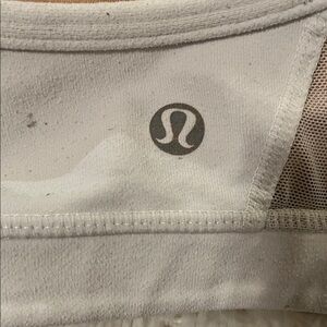Lululemon Athletica White Sports Bra
